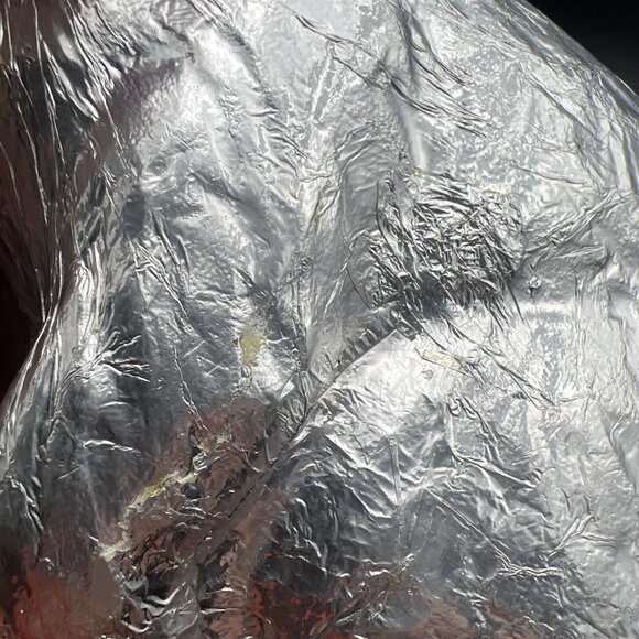 VTG Foil Wrapped Faux Chocolate Easter Bunny Rabbit Silver Decor 11in READ - Picture 14 of 16